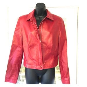 Vintage Leather Jacket by Caché